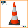 Fluorescent Orange PVC Traffic Cone with Heavy Duty Base